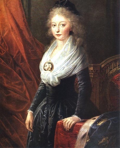  Marie Therese Charolette of France, daughter of Marie Antoinette