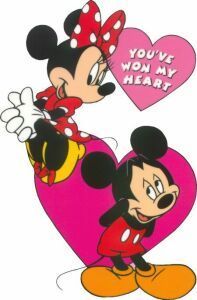  Mickey and Minnie Valentine