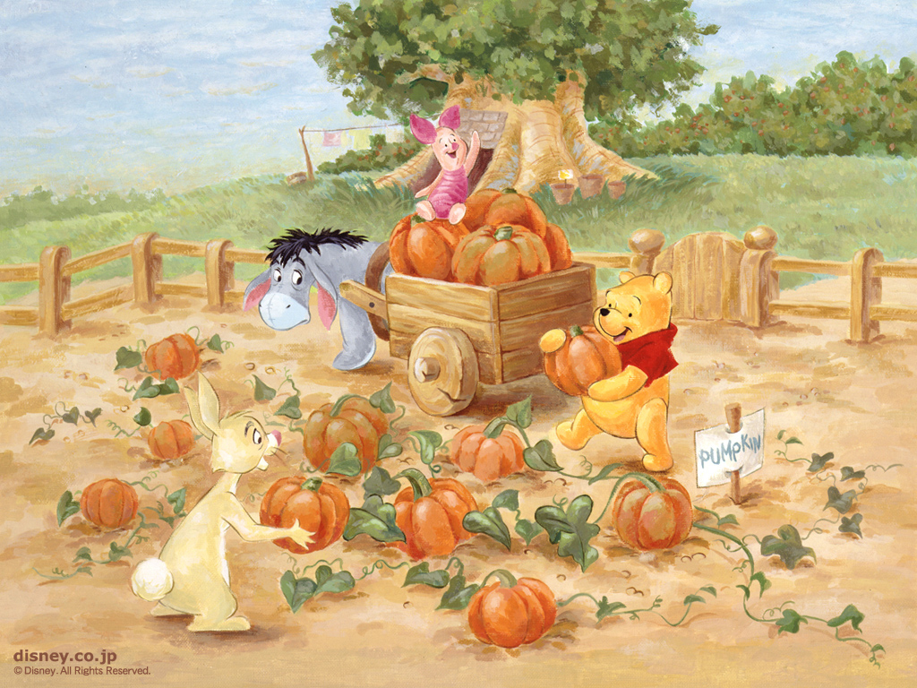 かぼちゃ カボチャ Patch Winnie The Pooh 壁紙 クマのプーさん 壁紙 ファンポップ Page 2
