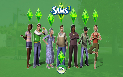  Sims 3 kertas dinding