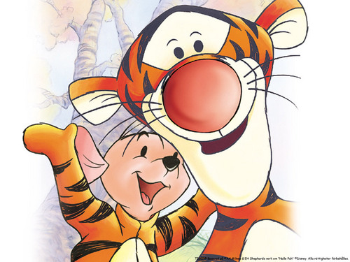  Tigger and Roo achtergrond