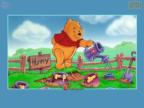  Winnie the Pooh karatasi la kupamba ukuta