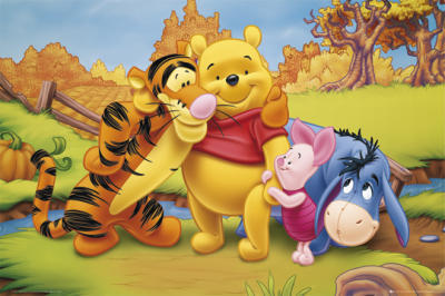  Winnie the Pooh and friends