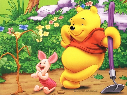  Winnie the Pooh and Piglet 바탕화면