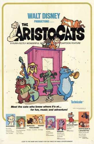 Aristocats Movie Poster