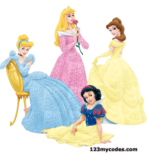  Disney Princesses,Animated
