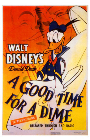  Donald con vịt, vịt Poster