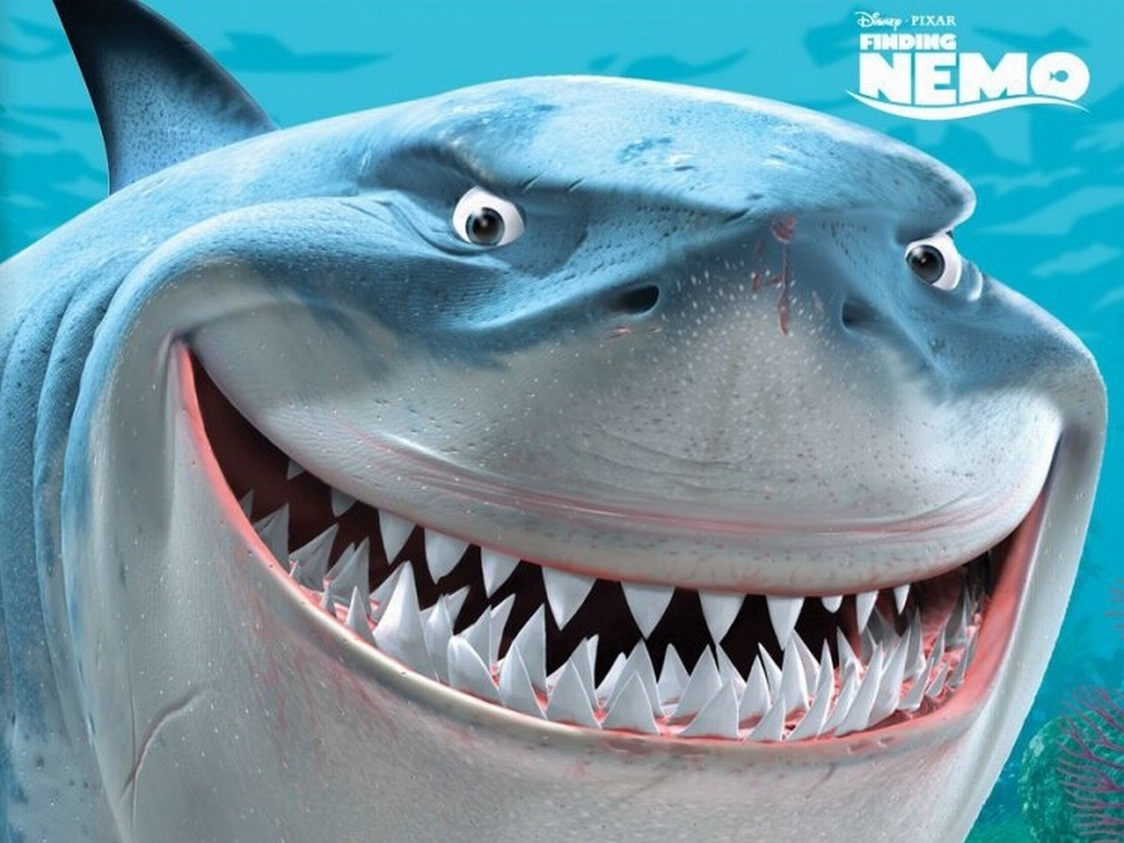 Finding Nemo, Bruce the Shark Wallpaper
