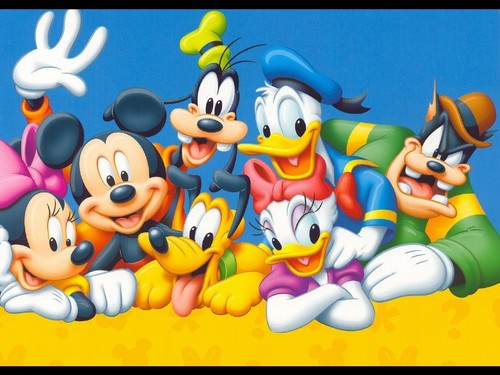  Mickey ماؤس and دوستوں پیپر وال