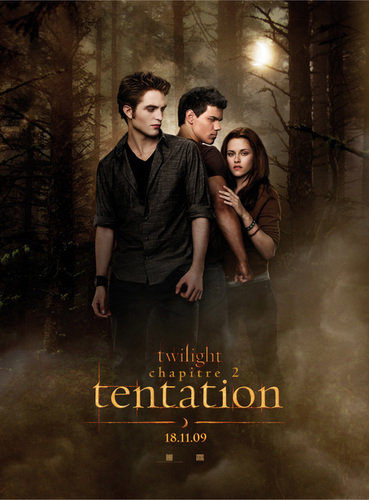  Official French New Moon Poster (Tentation)