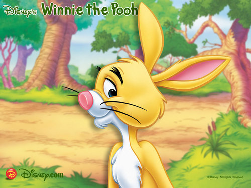 Winnie the Pooh, Rabbit Wallpaper