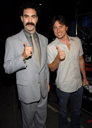  zach meets borat! it is almost too good to be true!