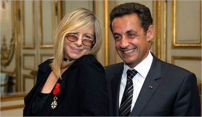  Barbra and Nicholas Sarkozy