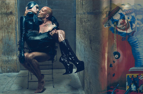  Bruce Willis, & his wife Emma Hemming in the July 2009 issue of W Magazine