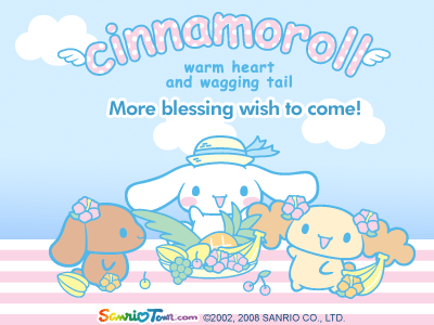 Cinnamoroll Blessings E-Card