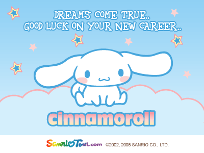  Cinnamoroll Career E-Card