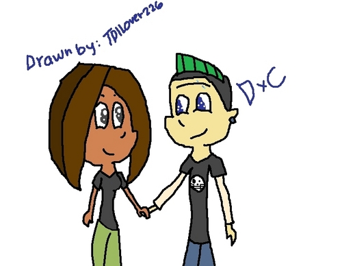 Duncan and Courtney chibi (drawn by me)
