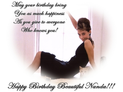  Happy Birthday Nanda!!!! xD