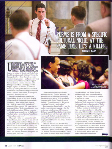 July 2009 Empire magazine article (page 76)