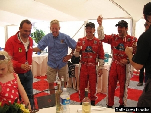  Patrick at Le Mans- celebration ♥