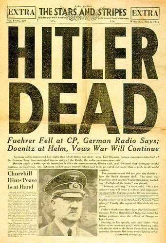WW2 Newspaper Cover 1945