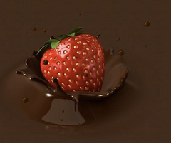  浓情巧克力 草莓