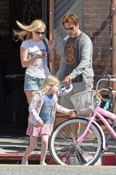  Biking with Anna and his daughter