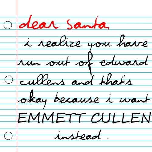  Brysis...I found your letter to Santa!!
