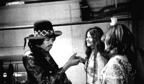  Jimi with Janis Joplin