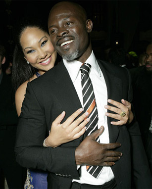  Kimora and Djimon Hounsou