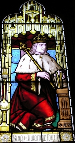  Stained Glass Window of Edward IV of England