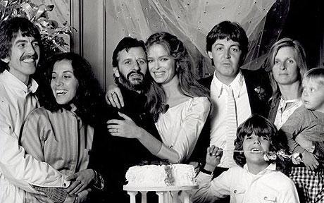  Beatles at Ringo Starr's wedding