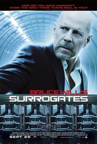  Bruce Willis in the 'Surrogates' Official Poster
