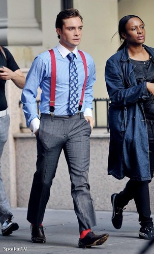  Ed on the set of GG (June 29)