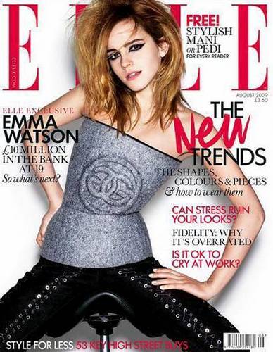  Emma in Elle magazine