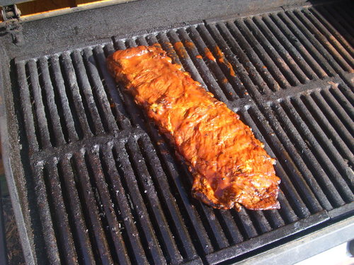  Grilling ribs
