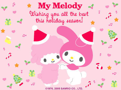  My Melody giáng sinh e-Card