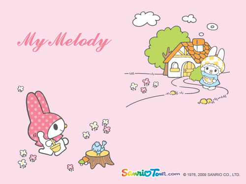  My Melody Mini 壁紙