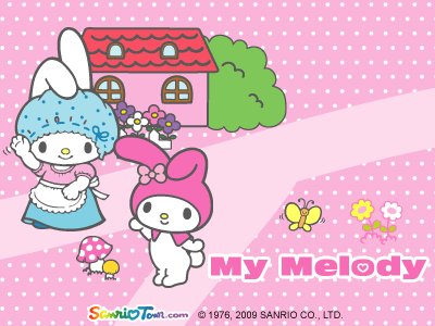  My Melody Mother's Tag e-Card