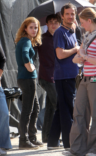  on the set deathly hallow