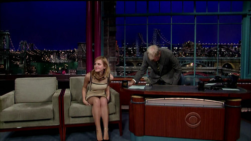  "Late tampil with David Letterman"
