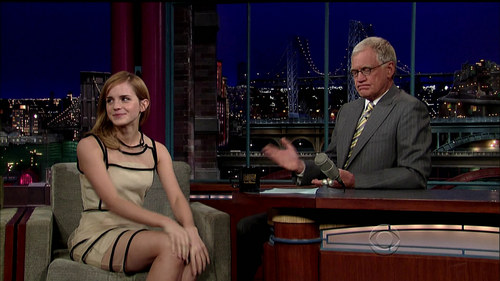  "Late toon with David Letterman"