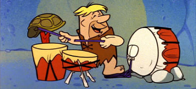 Barney Rubble on Drums