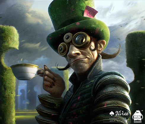  Early Mad Hatter Concept Art