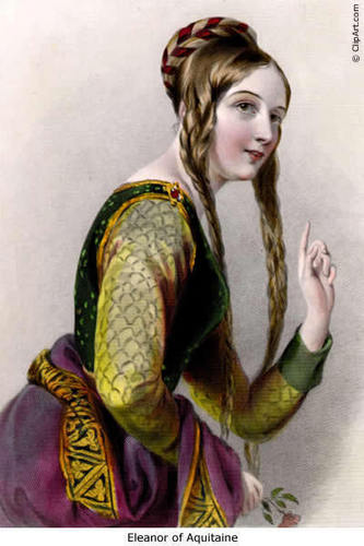  Eleanor of Aquitaine, 皇后乐队 of Henry II of England