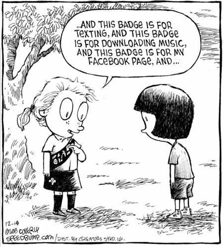  Girl Scouts in Comic Strips