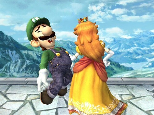  Luigi and Princess маргаритка