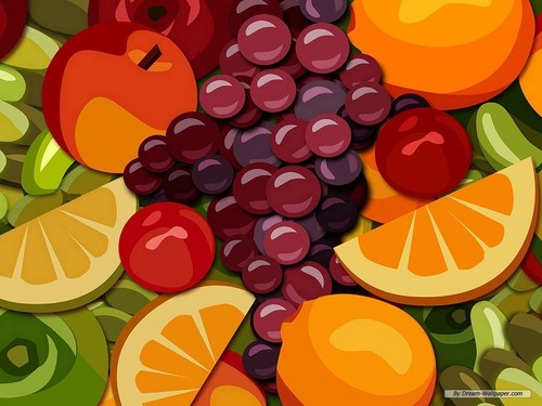  Mixed buah-buahan wallpaper