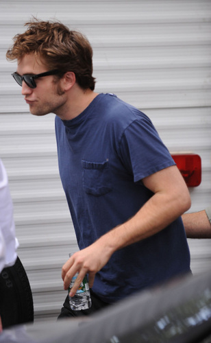  Robert on the set of “Remember Me”