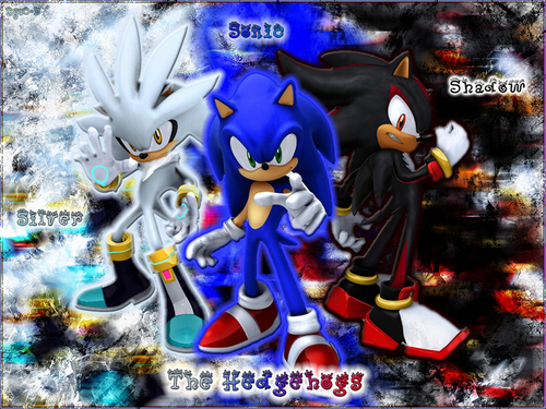  Sonic and silver and shadow